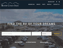 Tablet Screenshot of beavercoachsales.com